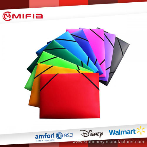 Colored PP Elastic Folder